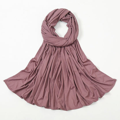 Women's Knitted Cotton Striped Solid Color ScarfElevate your style with our Women's Knitted Thread Cotton Scarf! Made from premium cotton, it comes in various solid colors, adding sophistication to any outfit. LigScarfPlush Fashions ShopPlush Fashion Shop