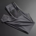 Men's slim fit short sleeve shirt by FitiqueFit with anti-wrinkle Flex Suit fabric, tailored for a sleek, modern look.