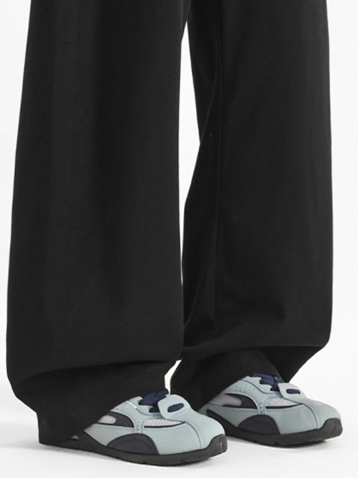 Men's wide-leg casual comfort pants from Plush Fashion Hub, relaxed fit stretch trousers with a stylish, comfortable design.