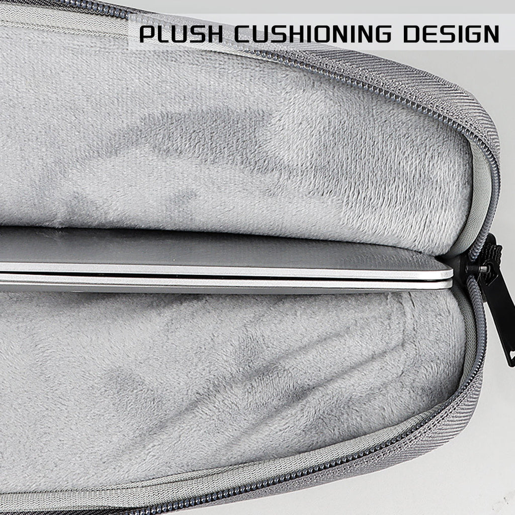 Pi-Mart 13-15.6 inch laptop bag with shoulder strap, portable carrying case for business, leisure, or school use.