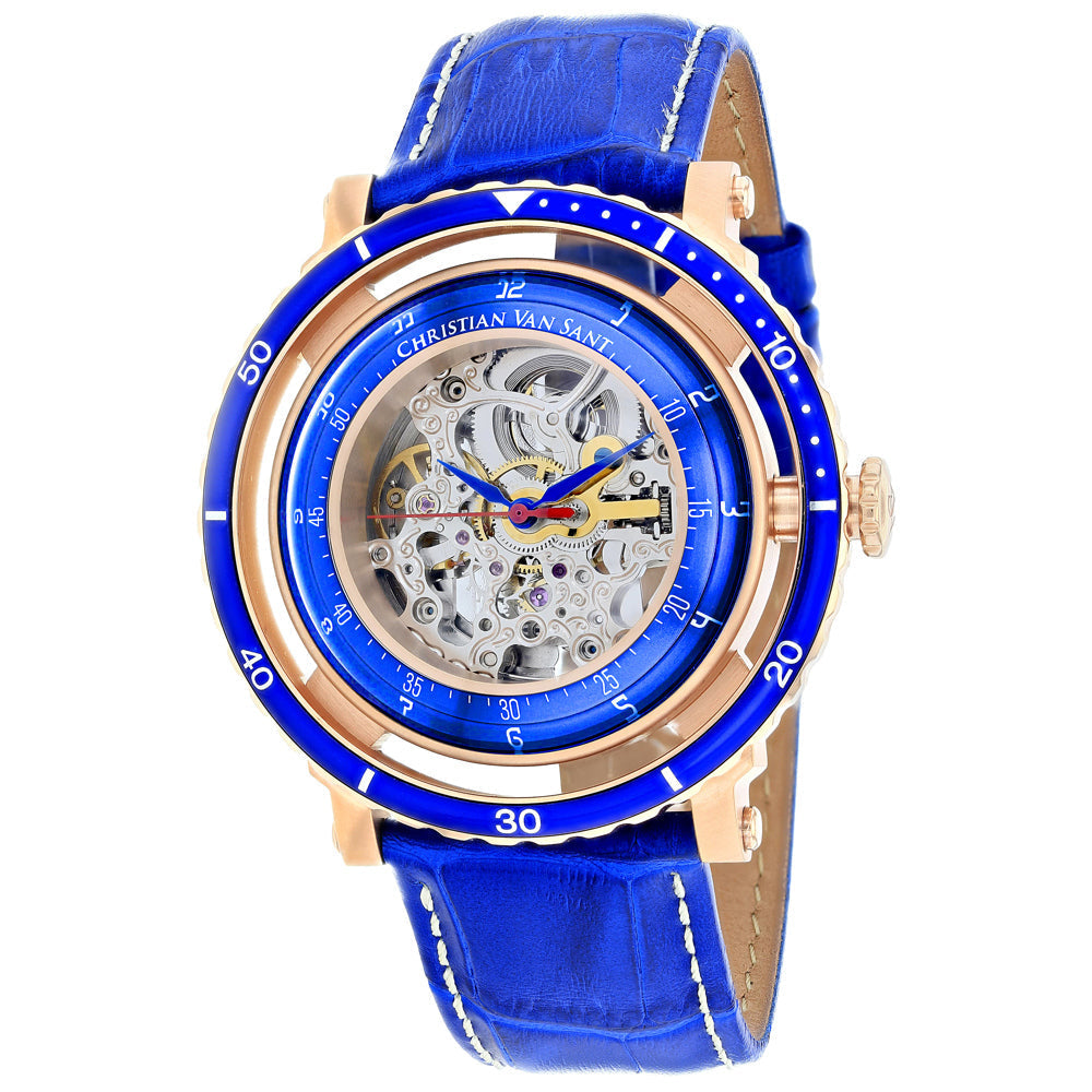 Christian Van Sant Men's Dome watch featuring a sleek round dial and stylish design, perfect for modern men's accessories.