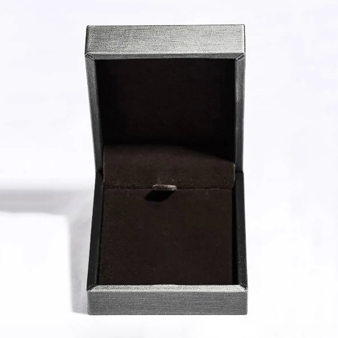 Sterling silver necklace with a 3.5 carat moissanite gemstone, featuring a sleek and elegant design.