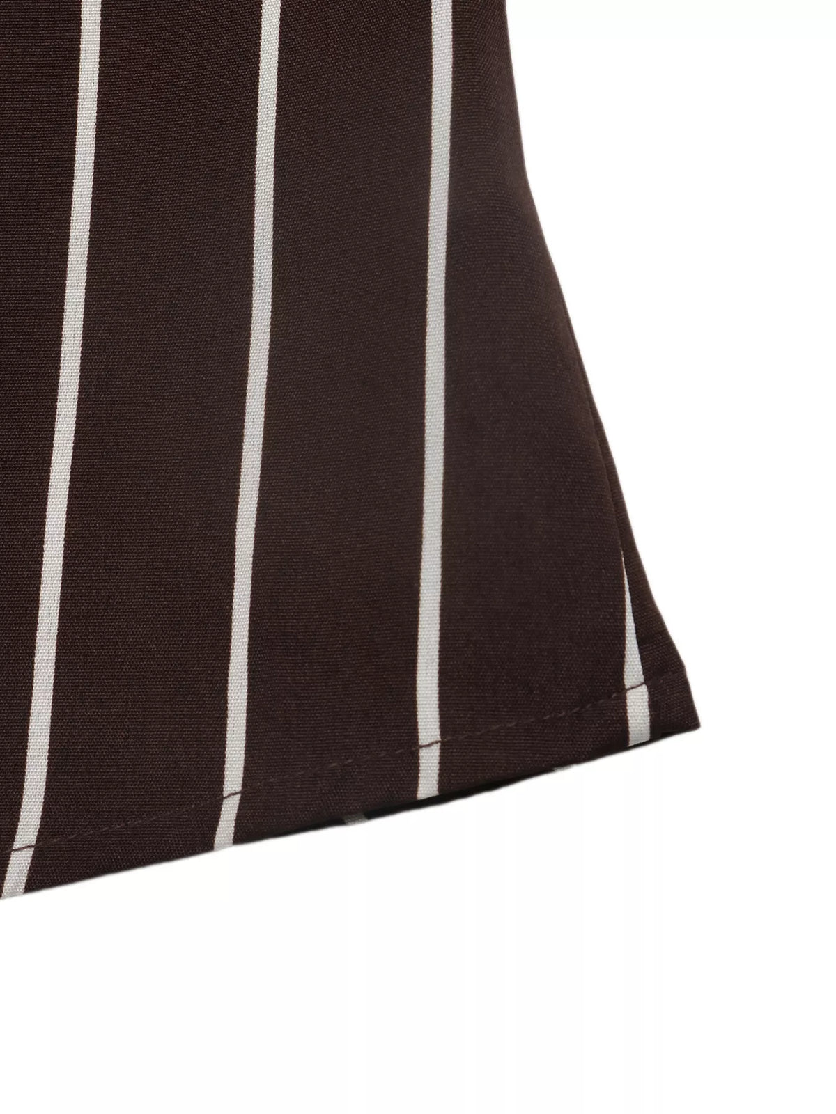Striped long sleeve belted shirt dress for women by Trendsi, featuring a classic design, waist belt, and stylish length.