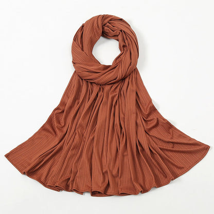 Women's Knitted Cotton Striped Solid Color ScarfElevate your style with our Women's Knitted Thread Cotton Scarf! Made from premium cotton, it comes in various solid colors, adding sophistication to any outfit. LigScarfPlush Fashions ShopPlush Fashion Shop