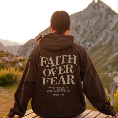 Faith Over Fear Men's And Women's Hoodies Sweater