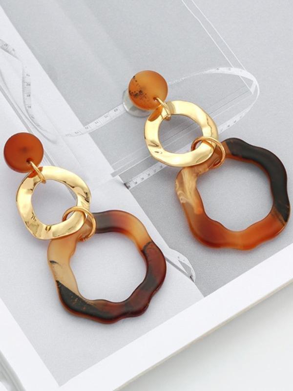 Fashion Ring Big Earrings Plush Fashion Hub