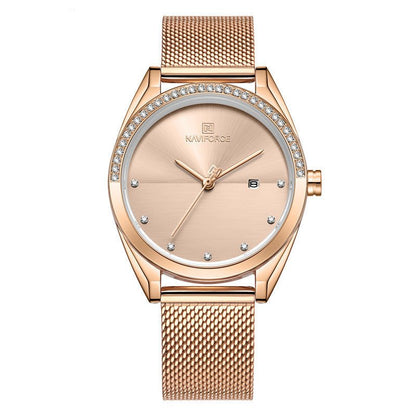 Waterproof Calendar Women Quartz WatchBe ready for anything with this waterproof women's watch! Its stylish design features a durable mineral reinforced glass mirror and a handy calendar with world time Ladies watchPlush Fashions ShopPlush Fashion Shop