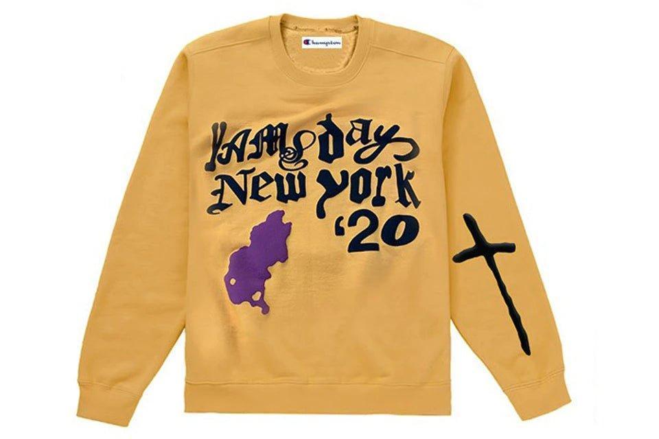 Cactus Plant Flea Market Yams Day In Loving Memory L/S Tee Yellow Supra Sneakers