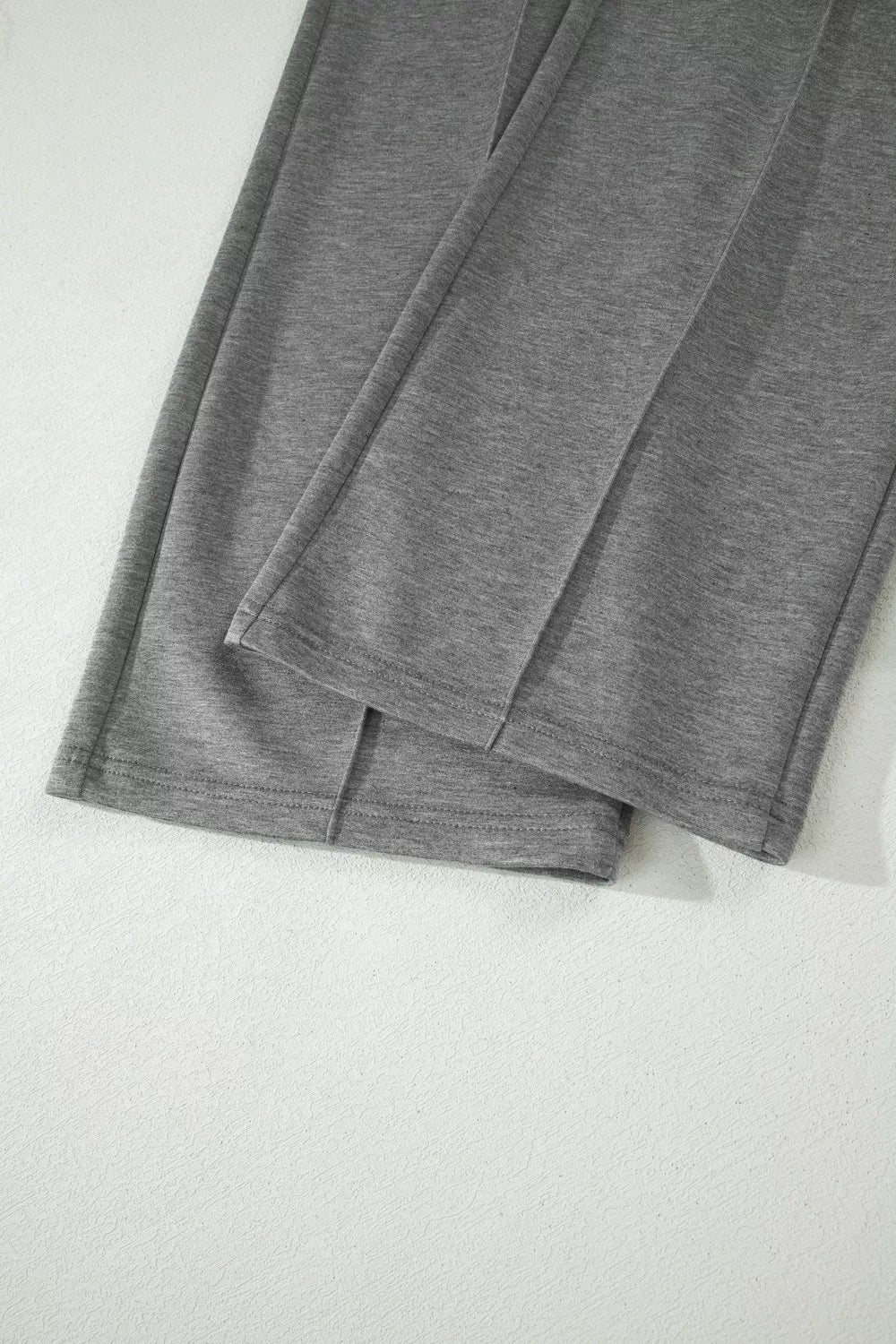 Casual pant set by Plush Fashion Hub featuring a half-zip polo tee with comfortable relaxed fit and stylish design.