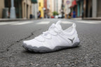 Casual breathable barefoot shoes for men and women by FitiqueFit, suitable for beach and casual wear, shown in natural outdoor setting.