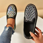 Casual women's sneakers by FitiqueFit with thick soles, flat pedal design, suitable for four seasons, comfortable footwear.