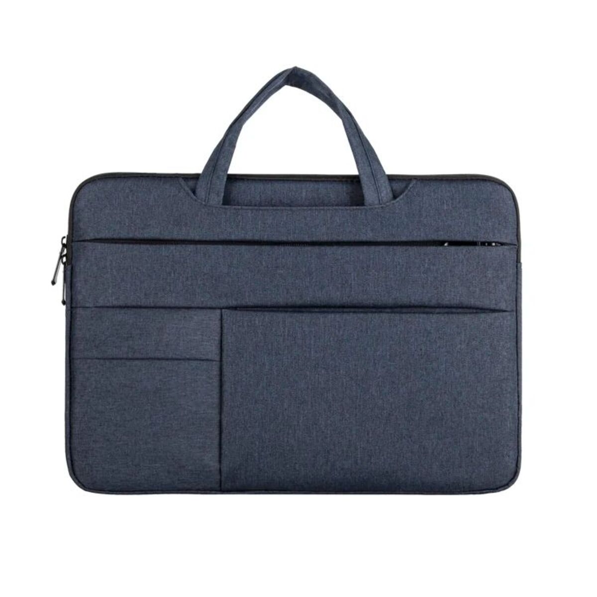 Pi-Mart 13-15.6 inch laptop bag with shoulder strap, carrying case, briefcase style for business, leisure, or school use.