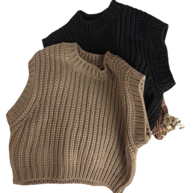 Children's Thick Stripe Pullover Sweater For Boys And GirlsWarm up your child's wardrobe with our Children's Wool Vest Pullover Sweater! Made with soft and standard wool, this trendy Korean-style pullover is perfect for spribaby sweatersPlush Fashions ShopPlush Fashion Shop