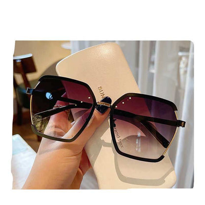 Vintage Half-Frame SunglassesExperience the vintage charm and style of our Half-Frame Sunglasses! Made with high-quality metal, these shades provide both sun protection and a touch of elegance. SunglassesPlush Fashions ShopPlush Fashion Shop