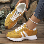 FitiqueFit women's chunky thick-sole breathable sneakers showing a stylish, comfortable footwear design with a supportive sole.