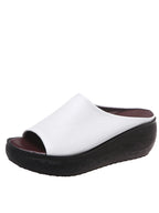 Women fashion platform wedge heel sandals from Trendy Attic Store01 with open toes and ankle straps, perfect for summer wear.