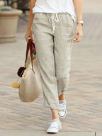 FitiqueFit Y2K wide-leg cotton pants with high waist, streetwear style, baggy casual trousers in a relaxed fit.