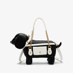 Cute teddy dog-shaped crossbody bag from LadyShow.Store, featuring a plush, adorable design perfect for casual outings.