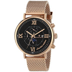 Christian Van Sant Men's Somptueuse LTD watch with a sleek silver dial and leather strap, showcasing elegant timepiece design.