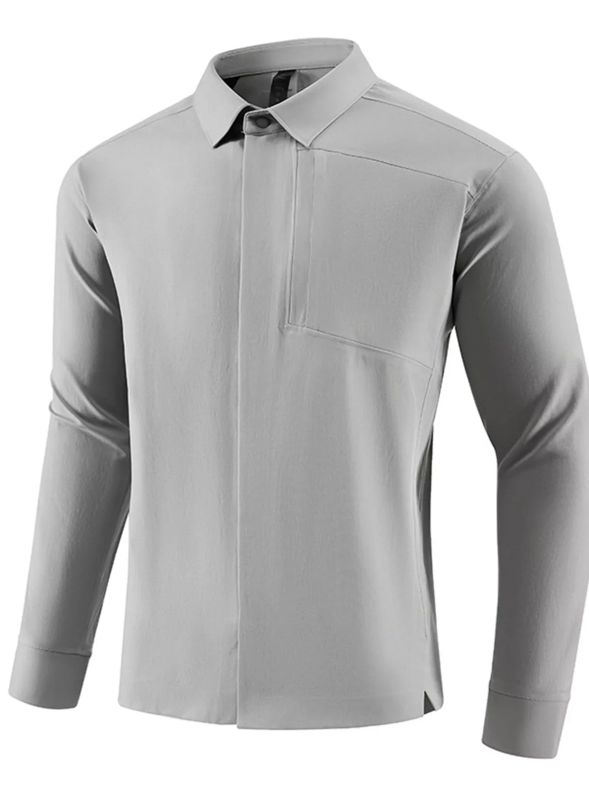 Men's plus size slim fit windbreaker jacket by Simply Love, long sleeve lightweight jacket with a sleek, modern design.