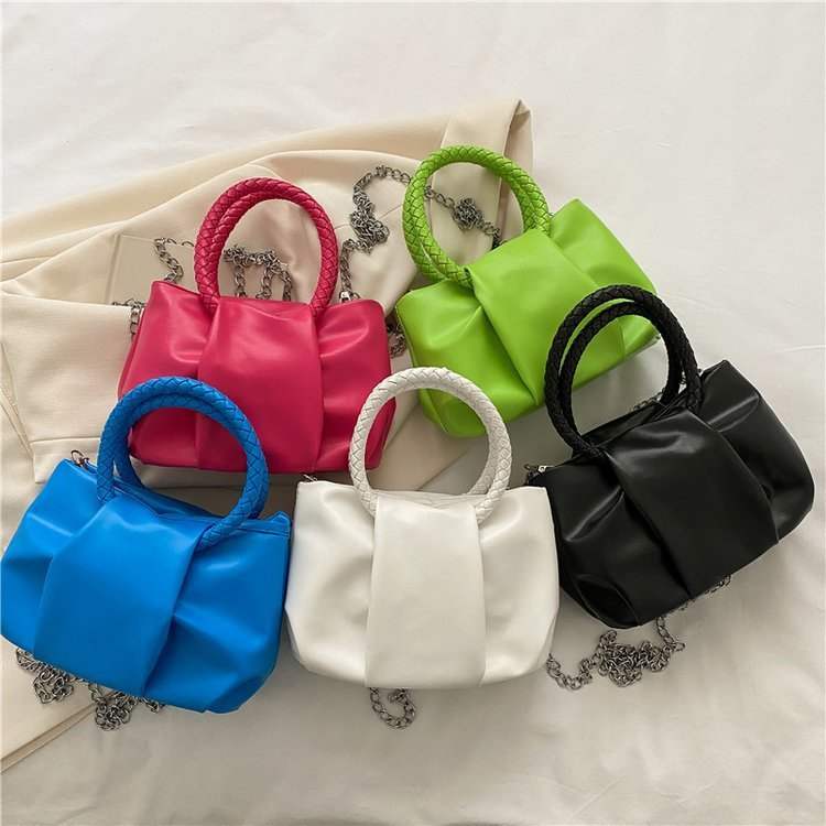 Portable Cloud Underarm Pleated Tote Chain Crossbody BagThis stylish and versatile Portable Cloud bag features a chic pleated design and a convenient chain crossbody strap. Made with durable PU material and available in aHandbagPlush Fashions ShopPlush Fashion Shop