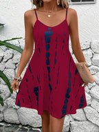 Plus size women's summer halter dress by FitiqueFit in various colors, featuring a flowy design and sleeveless style.