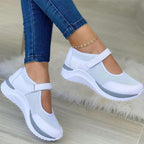 Women's round toe Velcro platform sandals by LadyShow.Store featuring adjustable straps and chunky soles.