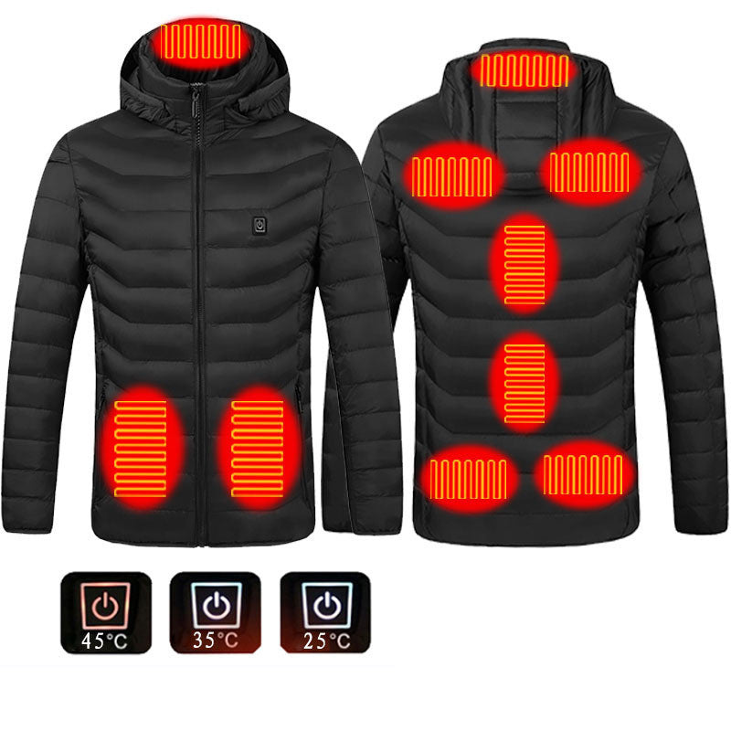 New Heated Coat USB Electric Thermal Winter Clothing - Plush Fashion Shop #