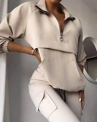 Two-piece set women fall winter tracksuit matching top and pant setElevate your style and comfort with our Two-Piece Set Women's Fall/Winter Tracksuit! This matching top and pant set is perfect for the colder seasons, providing bothTrack suitPlush Fashions ShopPlush Fashion Shop