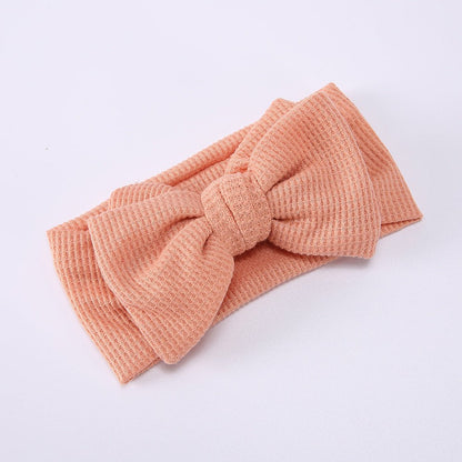 Infant Oversized Bow Hair Band - Plush Fashions Shop 