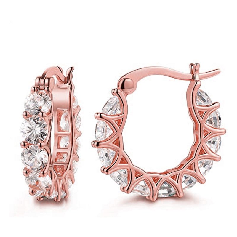 Fashion U-shaped  Earrings Full Zircon Rhinestones  EarringsElevate your summer style with these Fashion U-shaped Earrings Full Zircon Rhinestones Earrings from Plush Fashions Shop Vintage Summer Spice. Made of high-quality cJewelryPlush Fashions ShopPlush Fashion Shop