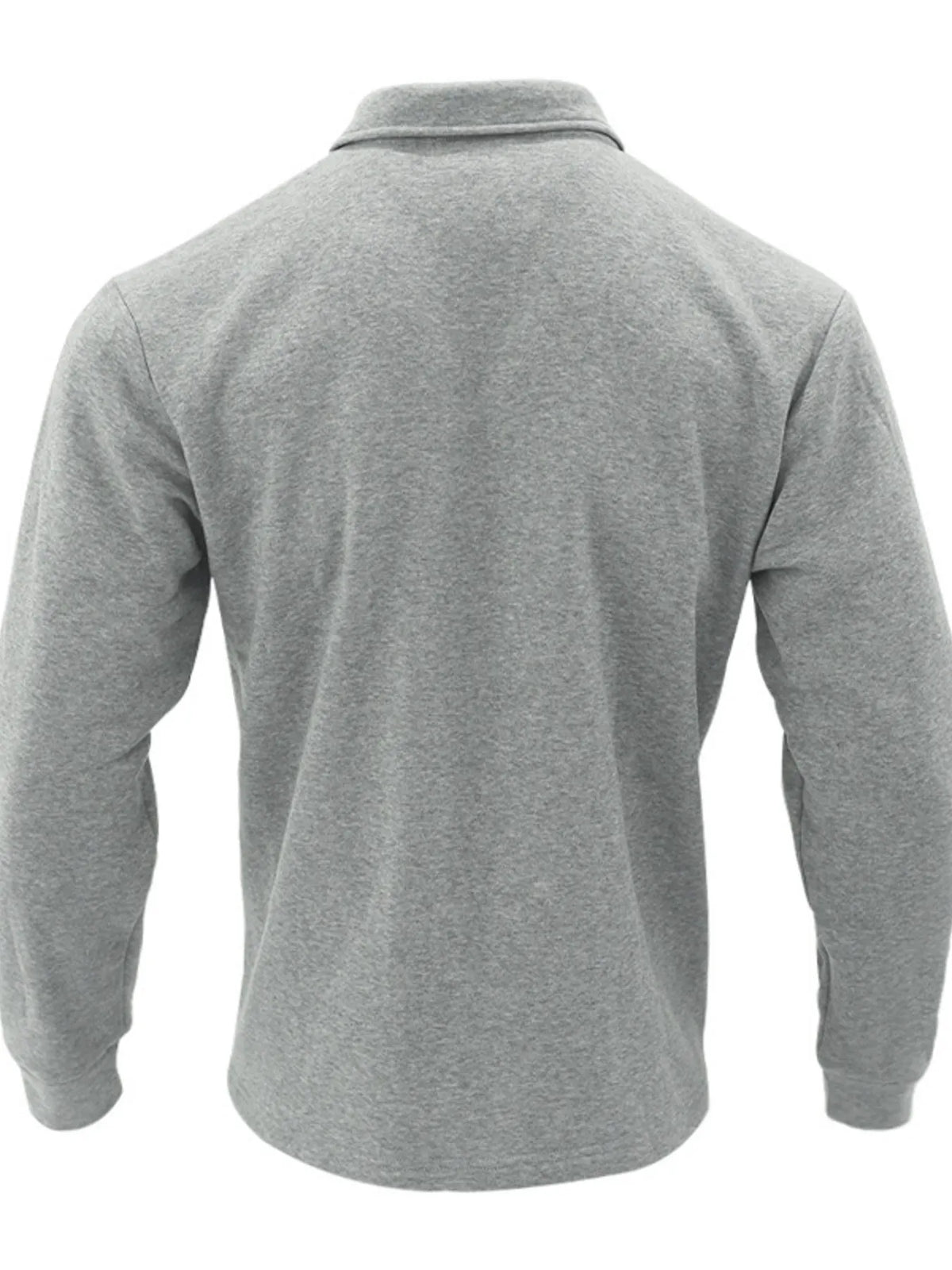 Men's full-size button-up long sleeve jacket by Trendsi, shown in a casual style, with a front view highlighting the collar and buttons.