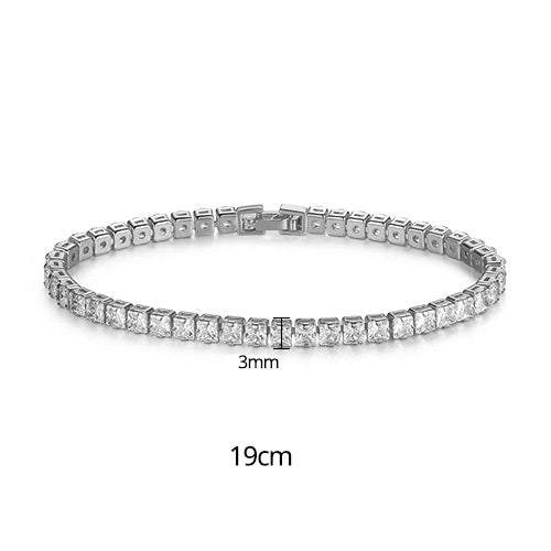 New Fashion Simple Tennis Bracelet For WomenAdd an elegant touch to any outfit with our New Fashion Simple Tennis Bracelet for Women. Made with high-quality materials and inlaid with sparkling zircon, this braBracletPlush Fashions ShopPlush Fashion Shop