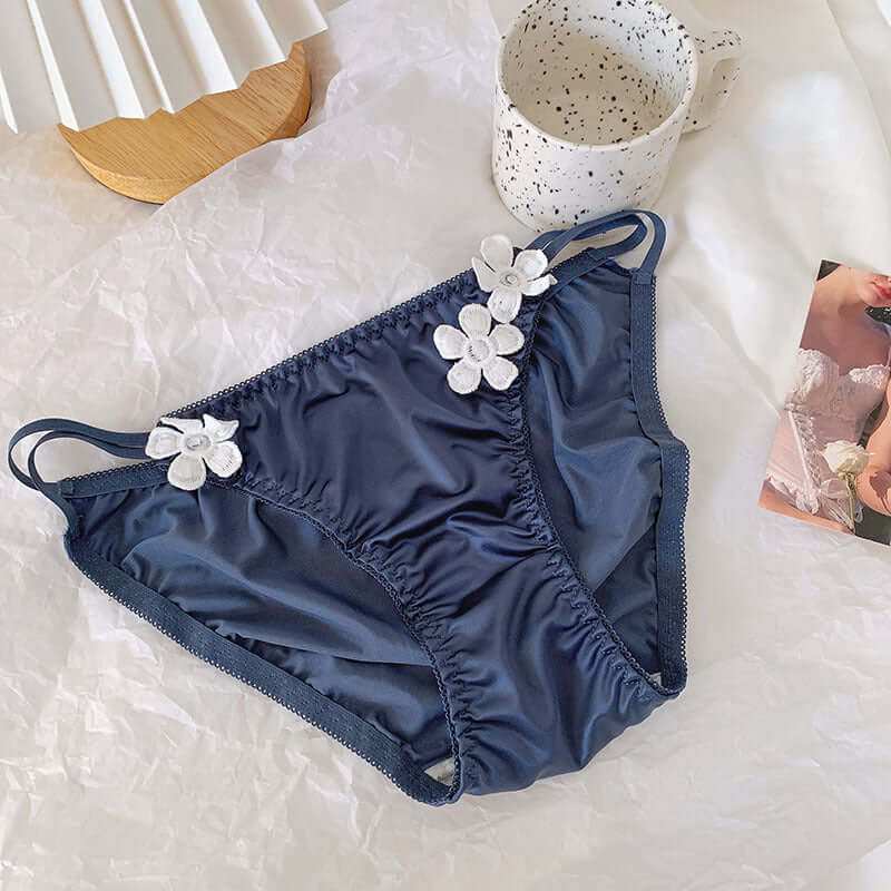 Pure Desire Underwear Women's Silky Embroidered Floral Decorations LowExperience comfort and style with our Pure Desire Underwear. The elegant embroidered floral decorations and low waist cut will make you feel confident and beautiful.underwearPlush Fashions ShopPlush Fashion Shop