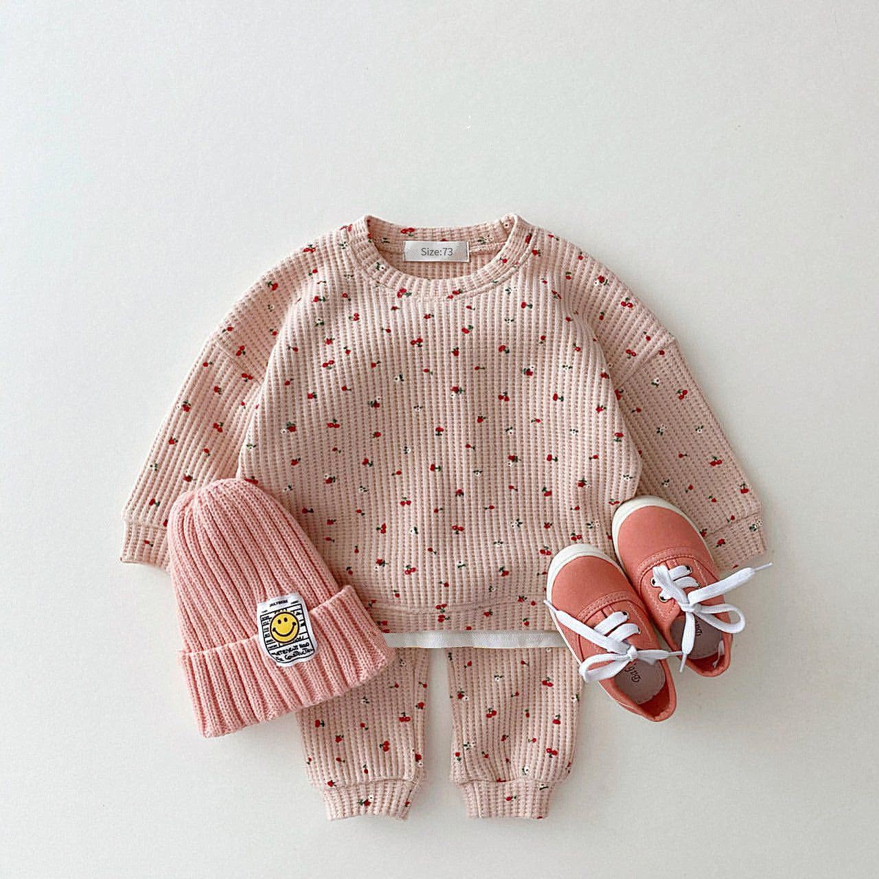 Infant & Kids Waffle Sweatshirt Casual SetDress your little one in stylish comfort with our Infant &amp; Kids Waffle Sweatshirt Casual Set. Made with soft-treated cotton fabric, this two-piece set includes ababy sweatersPlush Fashions ShopPlush Fashion Shop