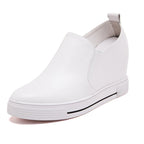Elevated slip-on women's shoes with thick soles by LadyShow.Store, featuring a stylish and comfortable casual design.