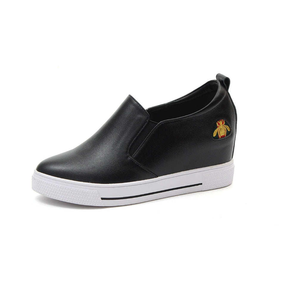 Women's elevated slip-on shoes with thick soles by LadyShow.Store, featuring a stylish and comfortable design.