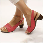 Large size women's wedge heel casual shoes by LadyShow.Store, suitable for spring and summer, featuring a comfortable, stylish design.