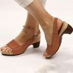 Large size women's wedge heel casual shoes by LadyShow.Store, suitable for spring and summer, featuring a stylish and comfortable design.