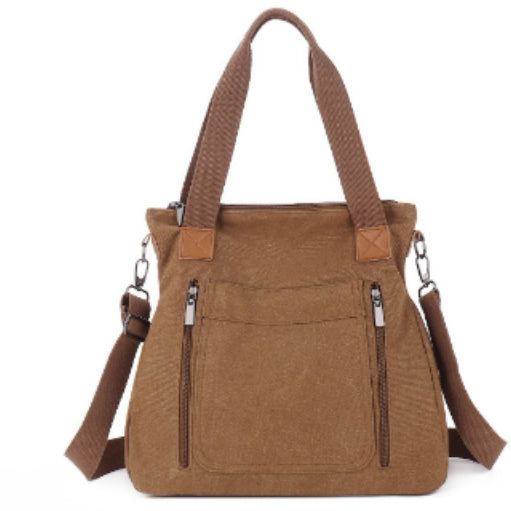 Women Large-capacity Canvas Casual Shoulder BagsBe stylish and organized with our Women's Large-capacity Canvas Casual Shoulder Bags. Made with soft canvas fabric, this bag is perfect for business or casual outingHandbagsPlush Fashions ShopPlush Fashion Shop