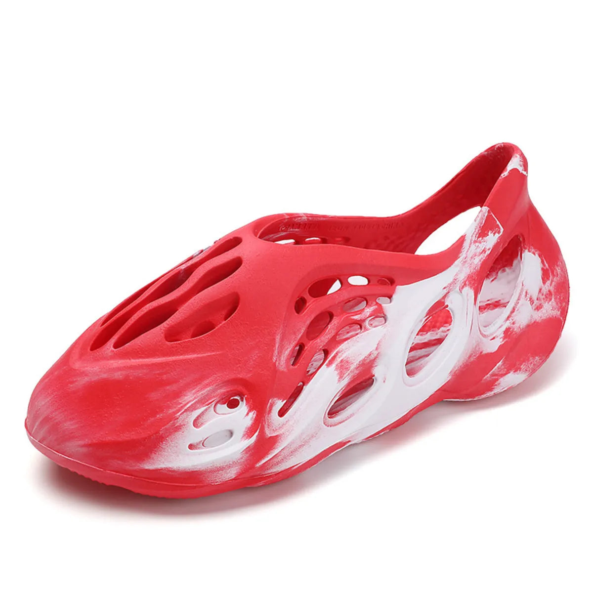 Plush Fashion Hub hollow-out flat sandals with open toes and stylish cut-out design, perfect for casual summer footwear.