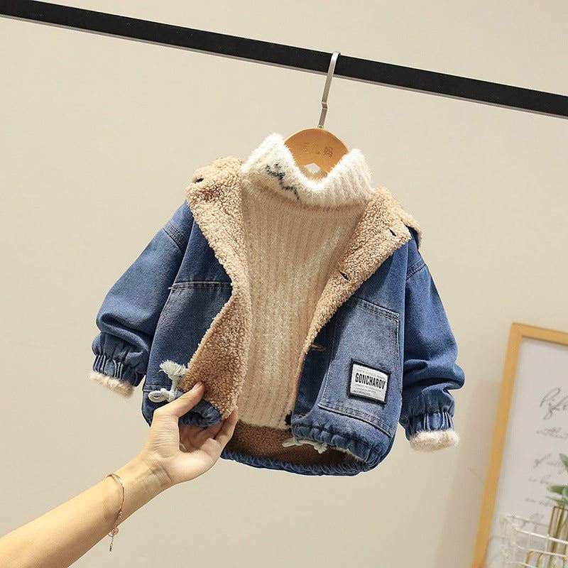 Fashion Simple Boys Thickened Casual Denim JacketFashion Simple Boys Thickened Casual Denim Jacket
Introducing our Fashion Simple Boys Thickened Casual Denim Jacket, the perfect addition to your little one's wardroBoys Denim JacketPlush Fashions ShopPlush Fashion Shop