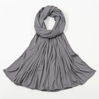 Women's Knitted Cotton Striped Solid Color ScarfElevate your style with our Women's Knitted Thread Cotton Scarf! Made from premium cotton, it comes in various solid colors, adding sophistication to any outfit. LigScarfPlush Fashions ShopPlush Fashion Shop