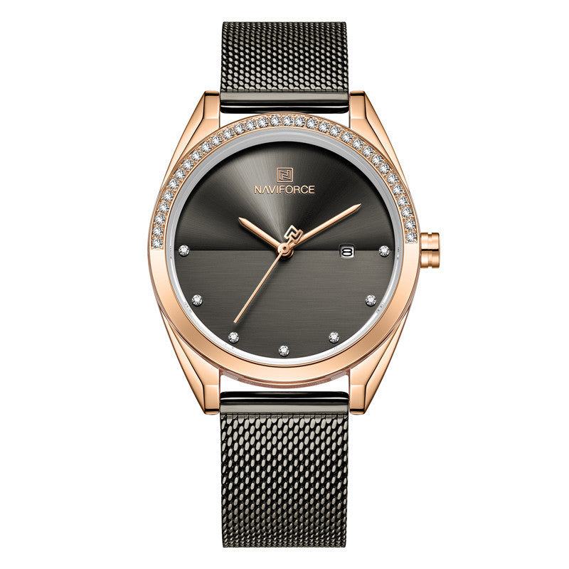 Waterproof Calendar Women Quartz WatchBe ready for anything with this waterproof women's watch! Its stylish design features a durable mineral reinforced glass mirror and a handy calendar with world time Ladies watchPlush Fashions ShopPlush Fashion Shop