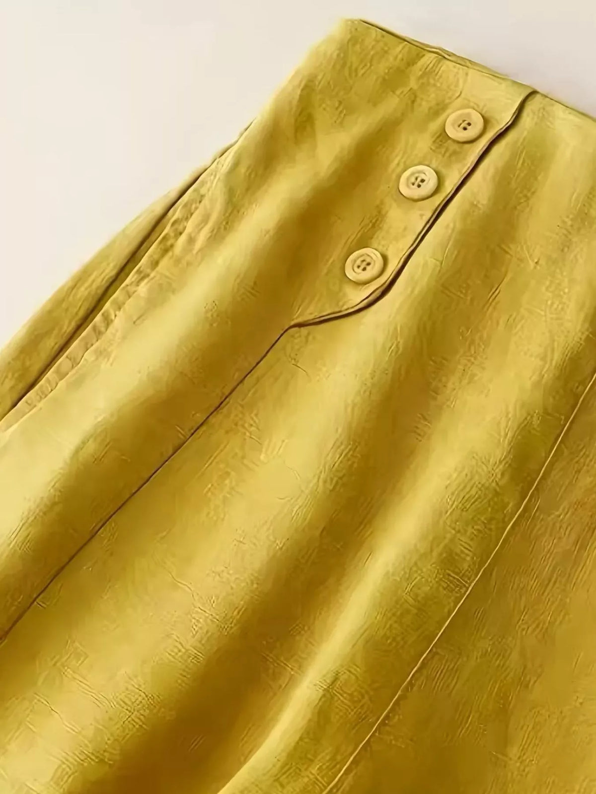 High-waisted wide-leg cropped pants from Plush Fashion Hub, showcasing the stylish fit and fabric detail in the product image.