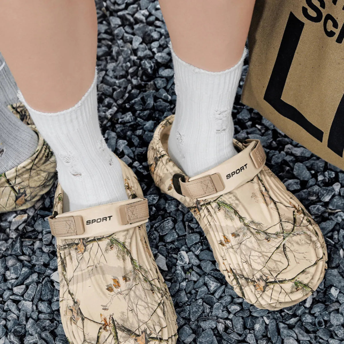 Men's round toe sandals by Plush Fashion Hub, featuring open-toe design and comfortable strap details on footwear image.