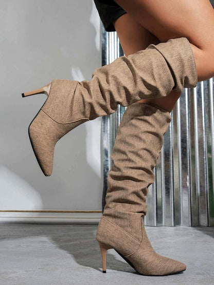 Women's Point Toe Stiletto Boots