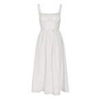 French Retro Square Collar Sling Dress by FitiqueFit, casualwear with a stylish square neckline and vintage-inspired design.