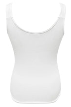 Plus size women's lace trim V-neck tank top by Trendsi, soft stretch sleeveless camisole with delicate lace detail.