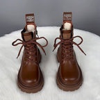 FitiqueFit fur-integrated winter boots with thick soles, featuring plush fur lining and sturdy footwear design for cold weather.